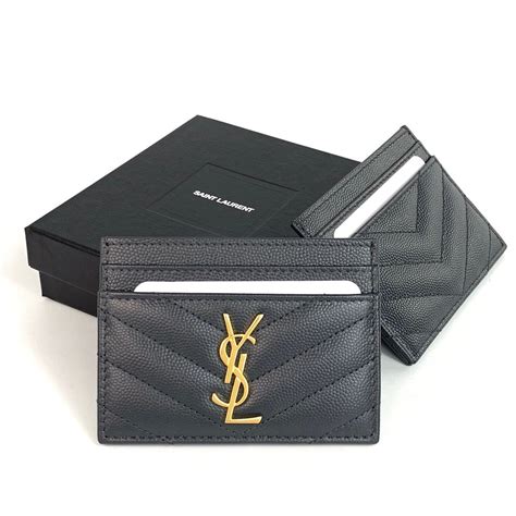 porta monete ysl|ysl card holder.